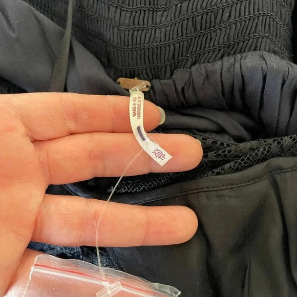 Free People wild eyes lace sequin embroidered jumpsuit - Picture 6 of 12